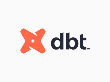 dbt logo against a white background.